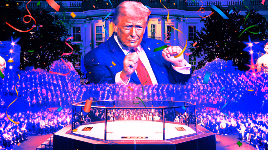 Trump’ın doğum günü Beyaz Saray’da kafes dövüşüyle kutlanacak