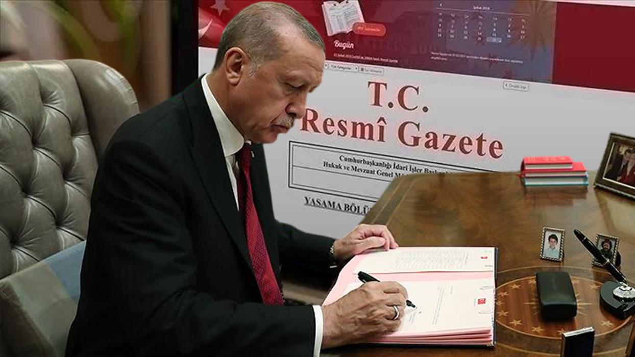 Erdoğan imzaladı: Atama kararları Resmi Gazete’de