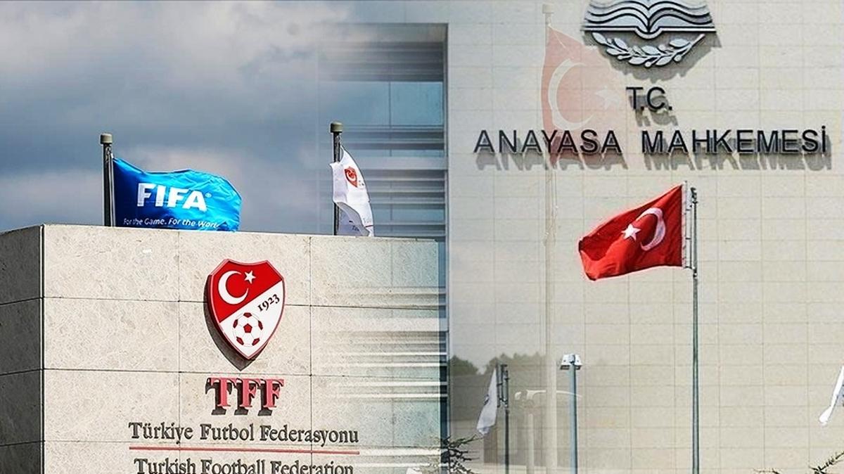 TFF’de yetki tartışması: AYM’den iptal kararı