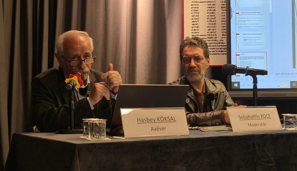 Amed: Yazar Hasbey Köksal’dan ‘Dilin Zenginliği ve Cotepeyv’ paneli