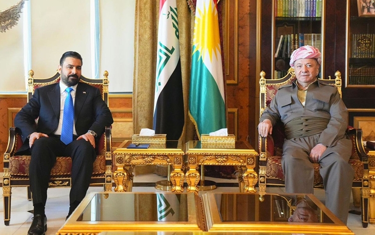 Mesud Barzani ile Irak Başbakan adayı Zeydi, hükümet kurma sürecini görüştü