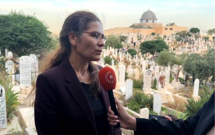 İlham Ahmed Şam’da Celadet Ali Bedirxan’ın kabrini ziyaret etti