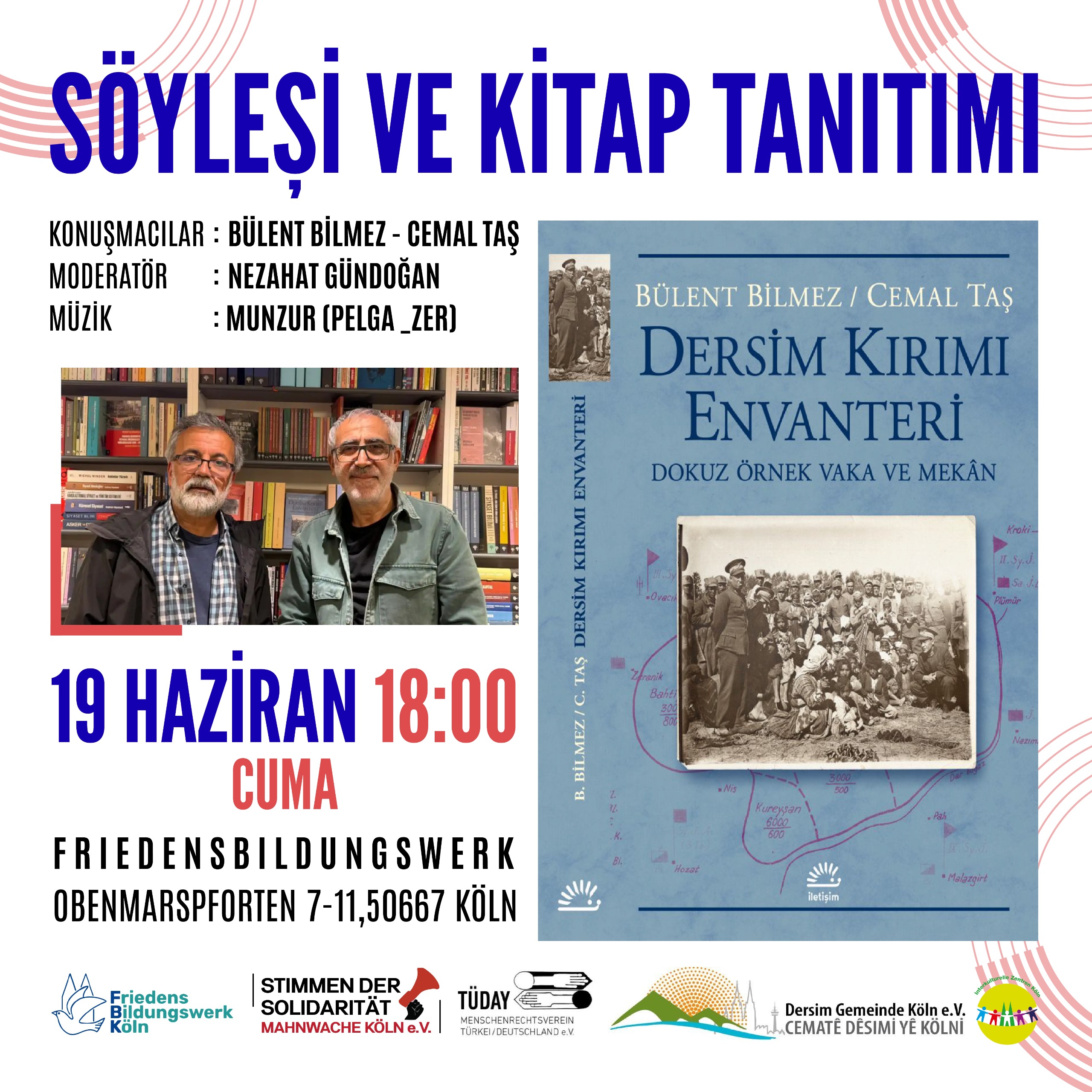 Köln’de okuma etkinliği: Dersim Kırımı Envanteri tanıtılacak