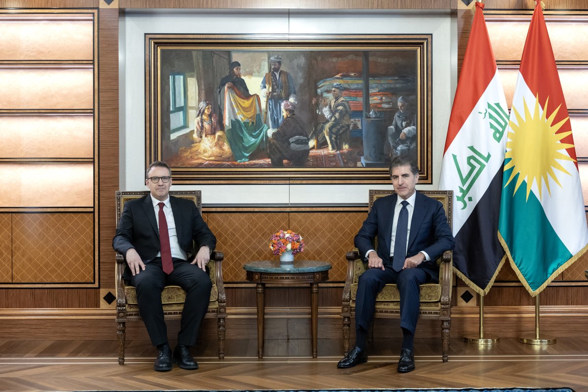 Neçirvan Barzani, Türkiye Büyükelçisi İnan’ı kabul etti: Ekonomi ve süreç görüşüldü
