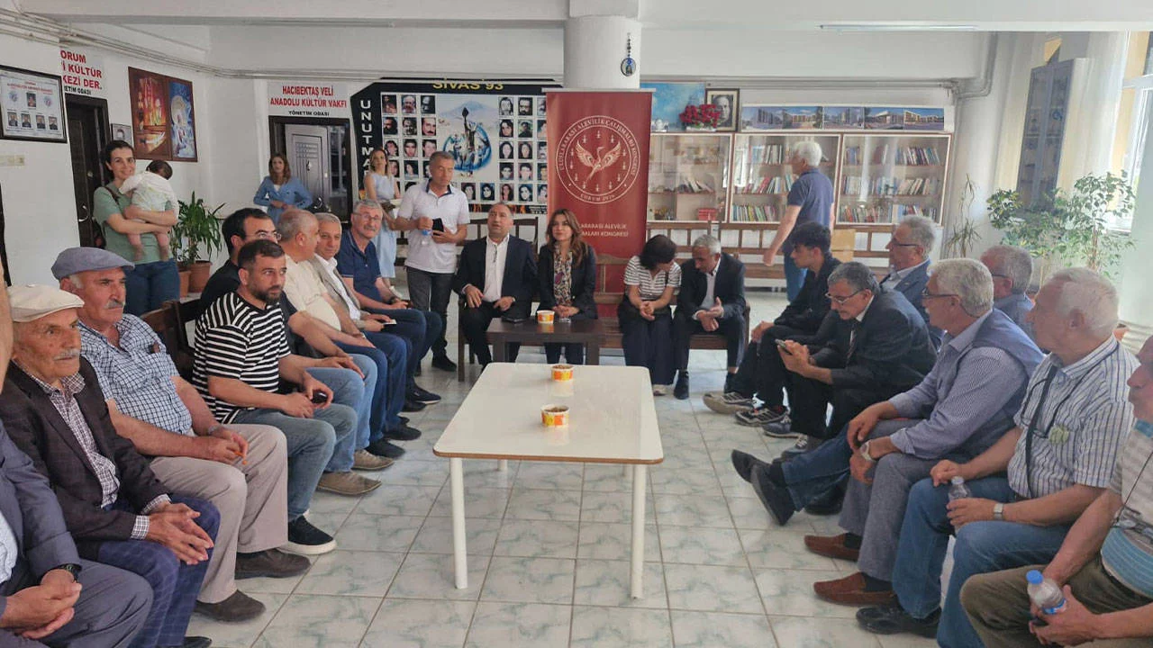 Çorum’da Alevi kurumları ve yurttaşlar bir araya geldi